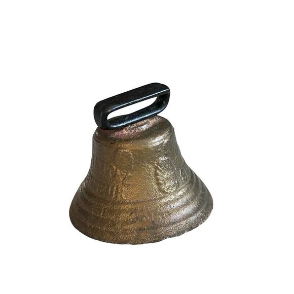 Vintage 1878 Saignelegier Chiantel Fondeur Swiss Goat Cow Bell BEAUTIFUL PATINA - Picture 2 of 6